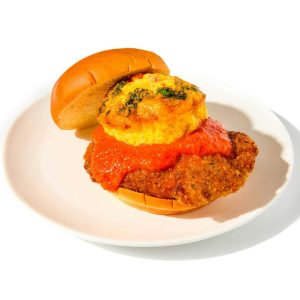 Panko-Crusted Chicken Breakfast Sandwich - Office Tray